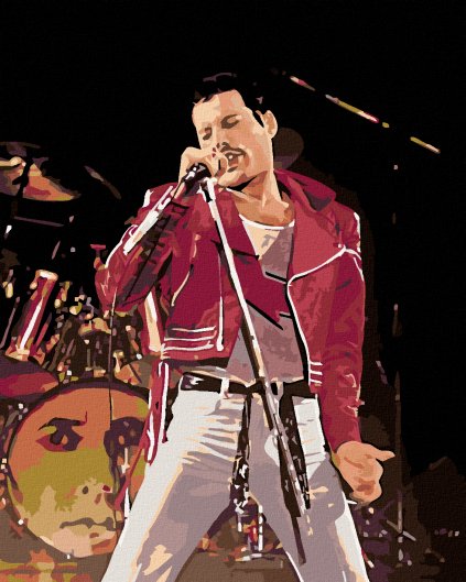 Diamantové malování - FREDDIE NA PÓDIU