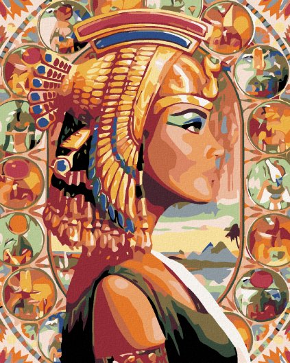 Diamantové malování - KRÁLOVNA EGYPTA