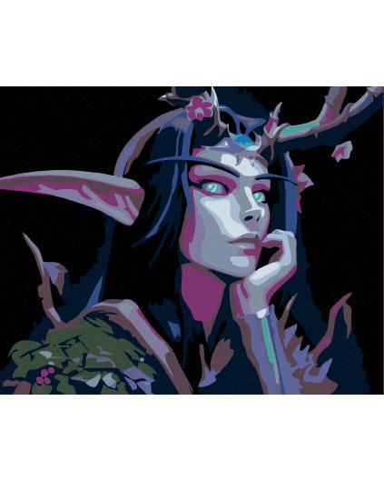 Diamantové malování - NIGHT ELF