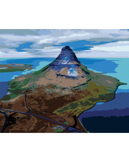 Diamantové malování - HORA KIRKJUFELL