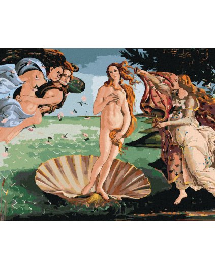 Diamantové malování - ZROZENI VENUŠE (S. BOTTICELLI)