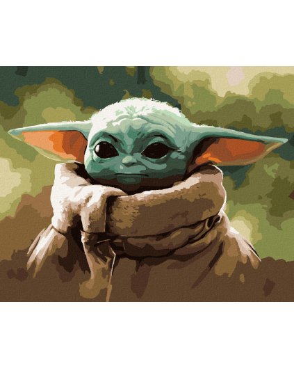 Diamantové malování - BABY YODA