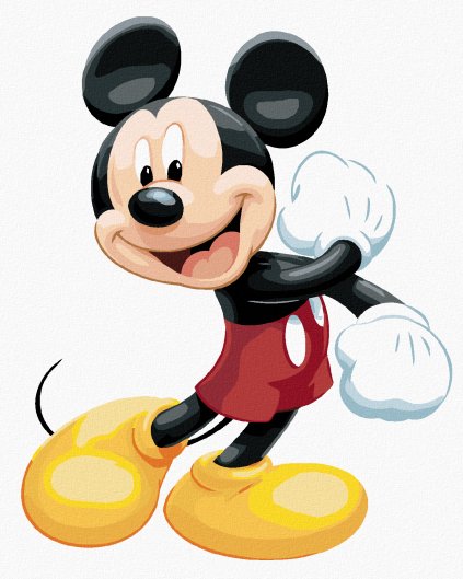 Diamantové malování - USMĚVAVÝ MICKEY MOUSE