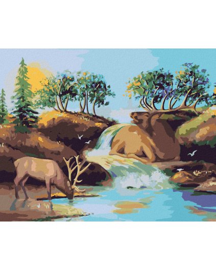 Diamantové malování - LOS U NAPAJEDLA (D. RUSTY RUST)