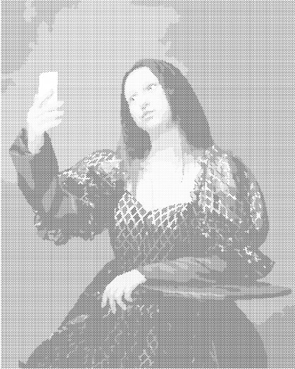 Tečkování - MONA LISA SELFIE