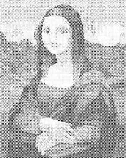 Tečkování - POHÁDKOVÁ MONA LISA - INSPIRACE DA VINCI