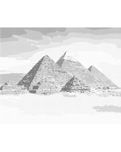 Tečkování - EGYPT PYRAMIDY