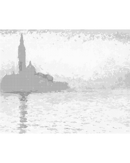 Tečkování - SAN GIORGIO MAGGIORE ZA SOUMRAKU (CLAUDE MONET)