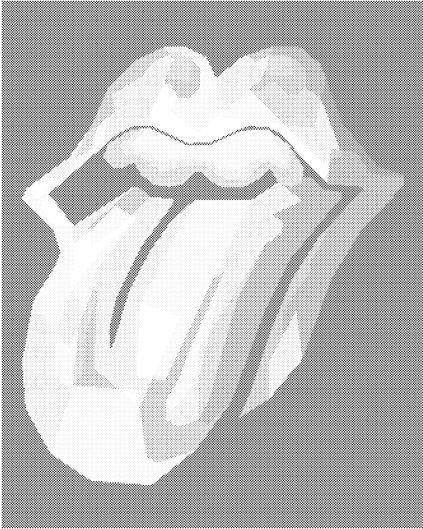 Tečkování - POP-ART IKONA ROLLING STONES