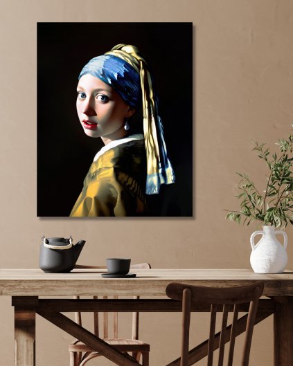 Obrazy na stěnu - Jan Vermeer - Dívka s perlou