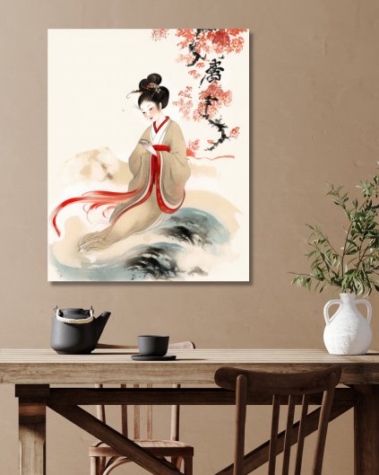 Obrazy na stěnu - Geisha