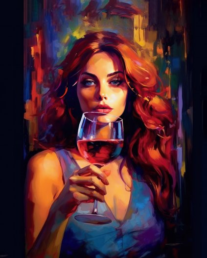Obrazy na stěnu - Romantika s vínem