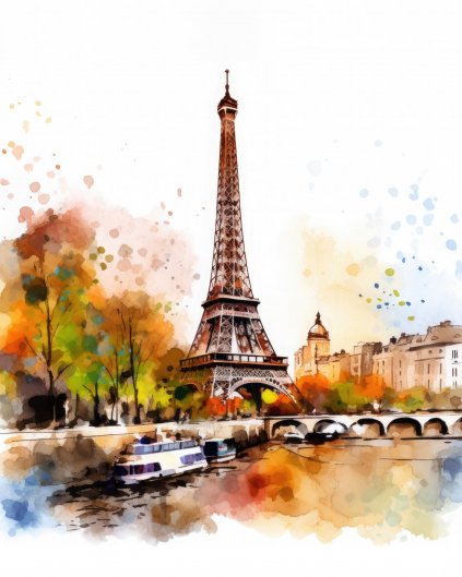Obrazy na stěnu - Podzimní romantika a elegance Paříže