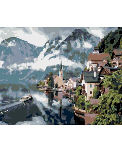 Malování podle čísel - HALLSTATT