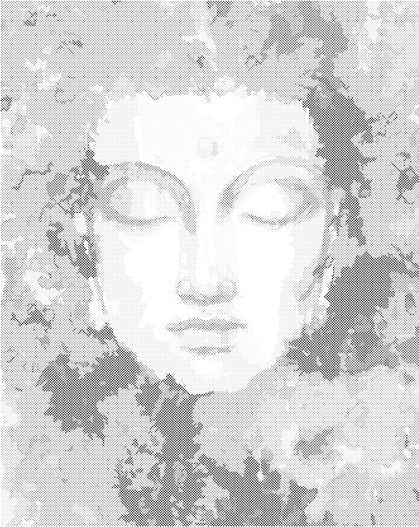 Tečkování - BUDDHA A PŘÍRODA Rozměr: 80x100 cm, Rámování: vypnuté plátno na rám