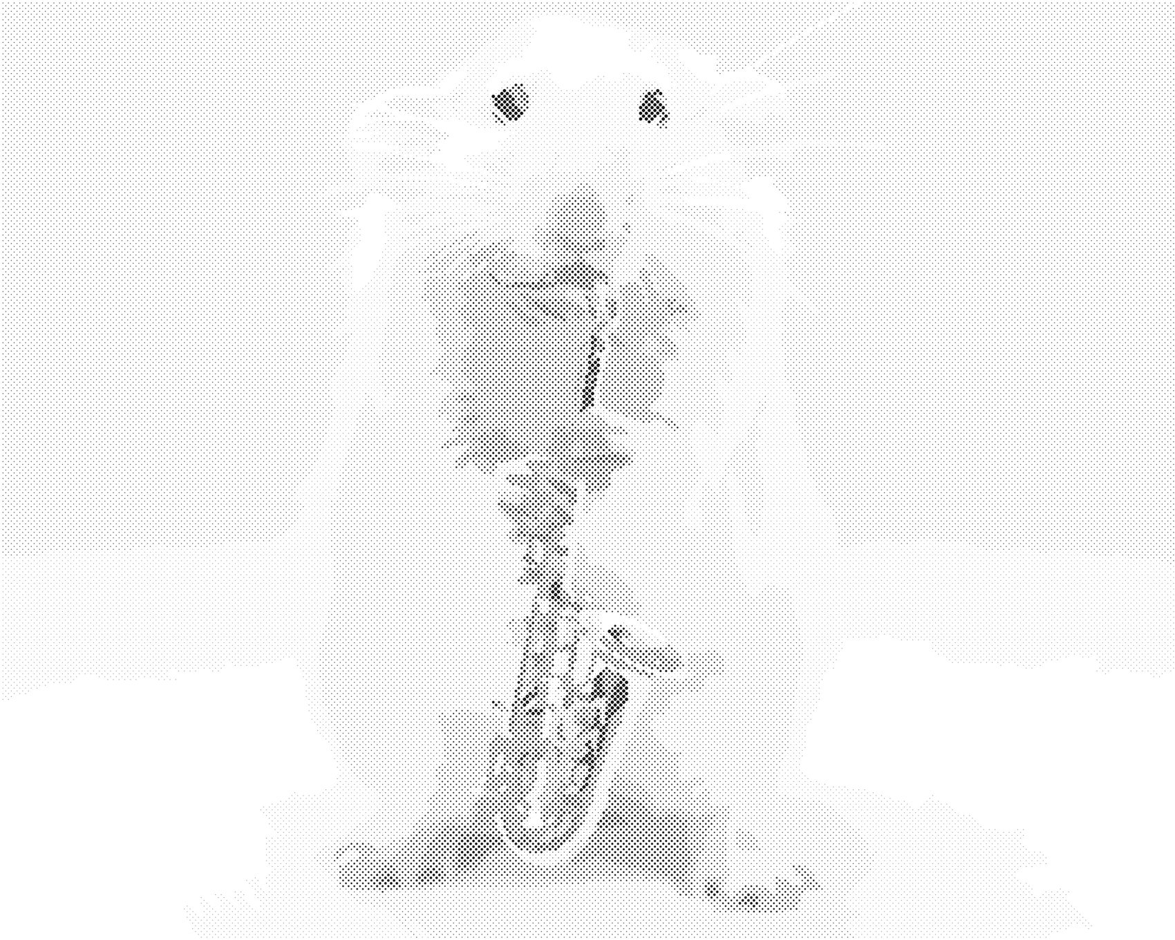 Tečkování - ZLATÝ KŘEČEK Rozměr: 40x50 cm, Rámování: vypnuté plátno na rám