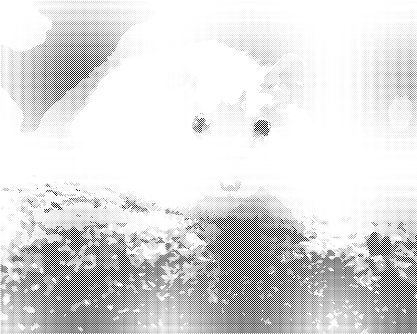 Tečkování - BÍLÝ KŘEČEK V LESE Rozměr: 40x50 cm, Rámování: vypnuté plátno na rám