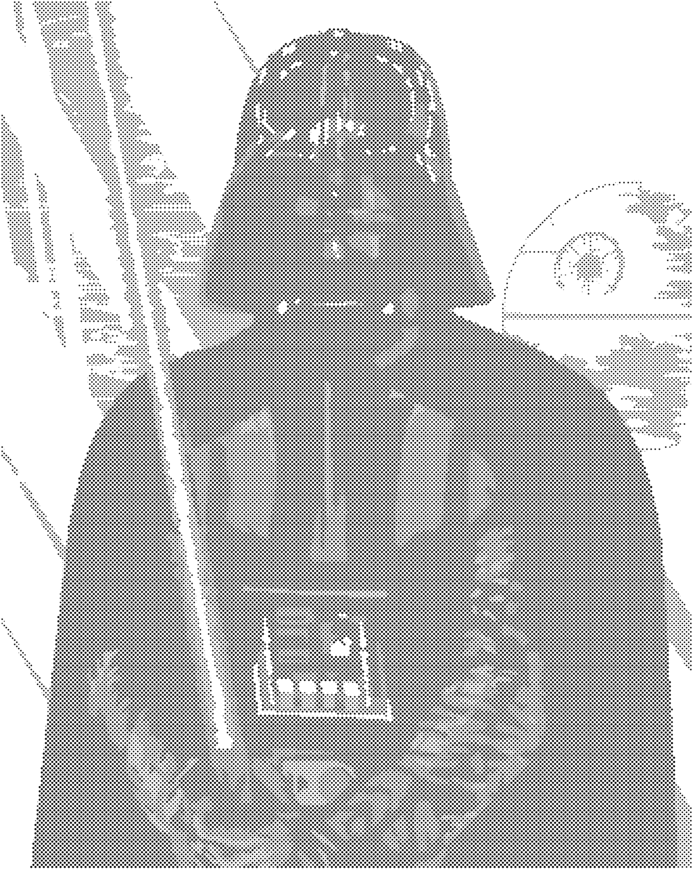 Tečkování - ABSTRAKTNÍ DARTH VADER V ČERVENÉ Rozměr: 80x100 cm, Rámování: vypnuté plátno na rám