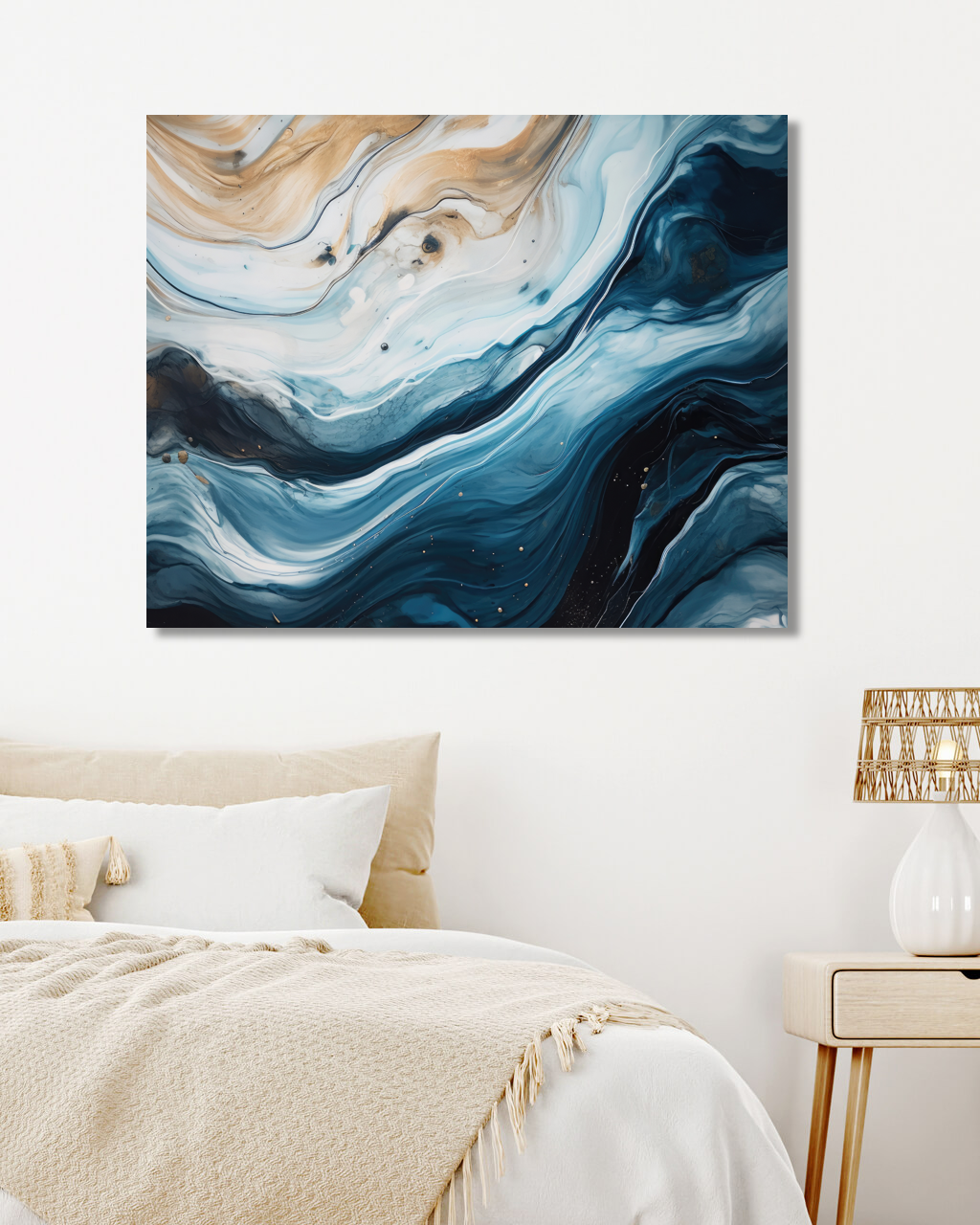 Obrazy na stěnu - Abstrakce - voda Rozměr: 80x100 cm, Rámování: vypnuté plátno na rám