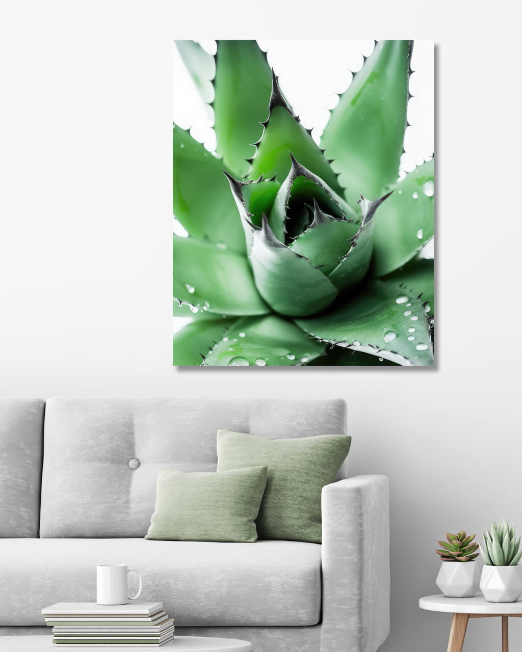 Obrazy na stěnu - Aloe Rozměr: 40x50 cm, Rámování: vypnuté plátno na rám