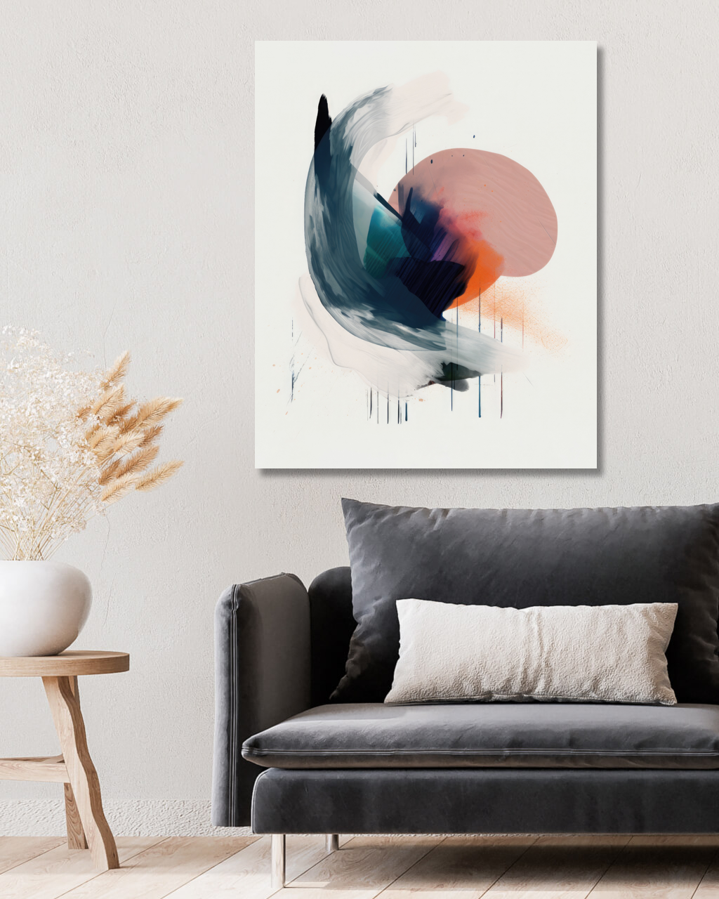 Obrazy na stěnu - Barevné kaňky Rozměr: 40x50 cm, Rámování: vypnuté plátno na rám