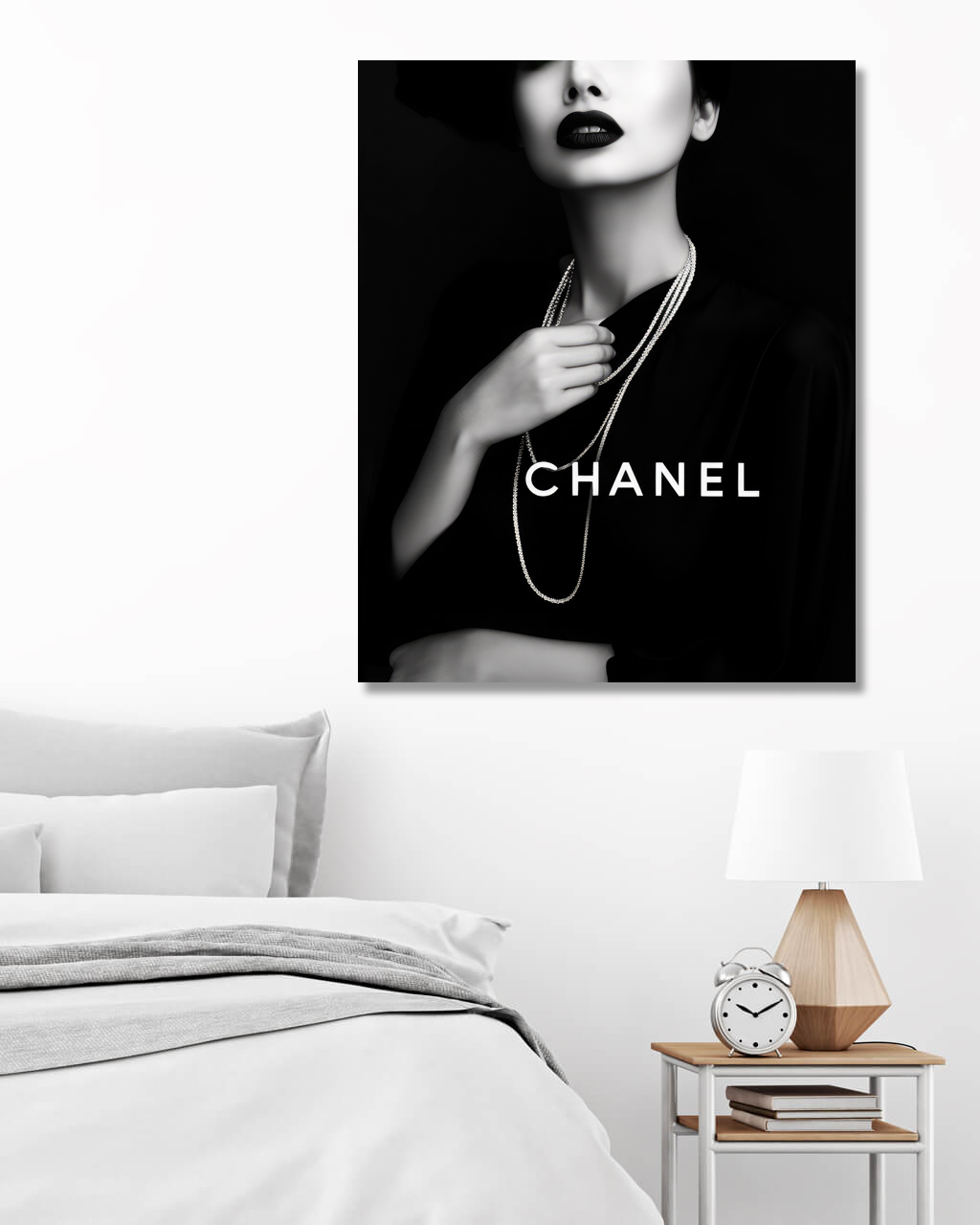 Obrazy na stěnu - Chanel Rozměr: 40x50 cm, Rámování: vypnuté plátno na rám