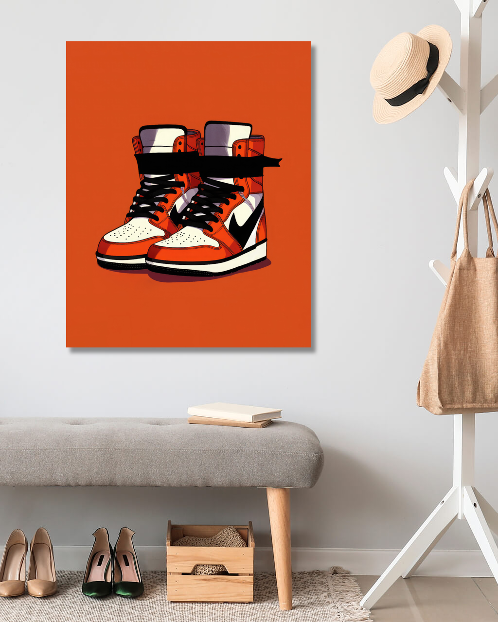 Obrazy na stěnu - Boty Sneakers Rozměr: 40x50 cm, Rámování: vypnuté plátno na rám