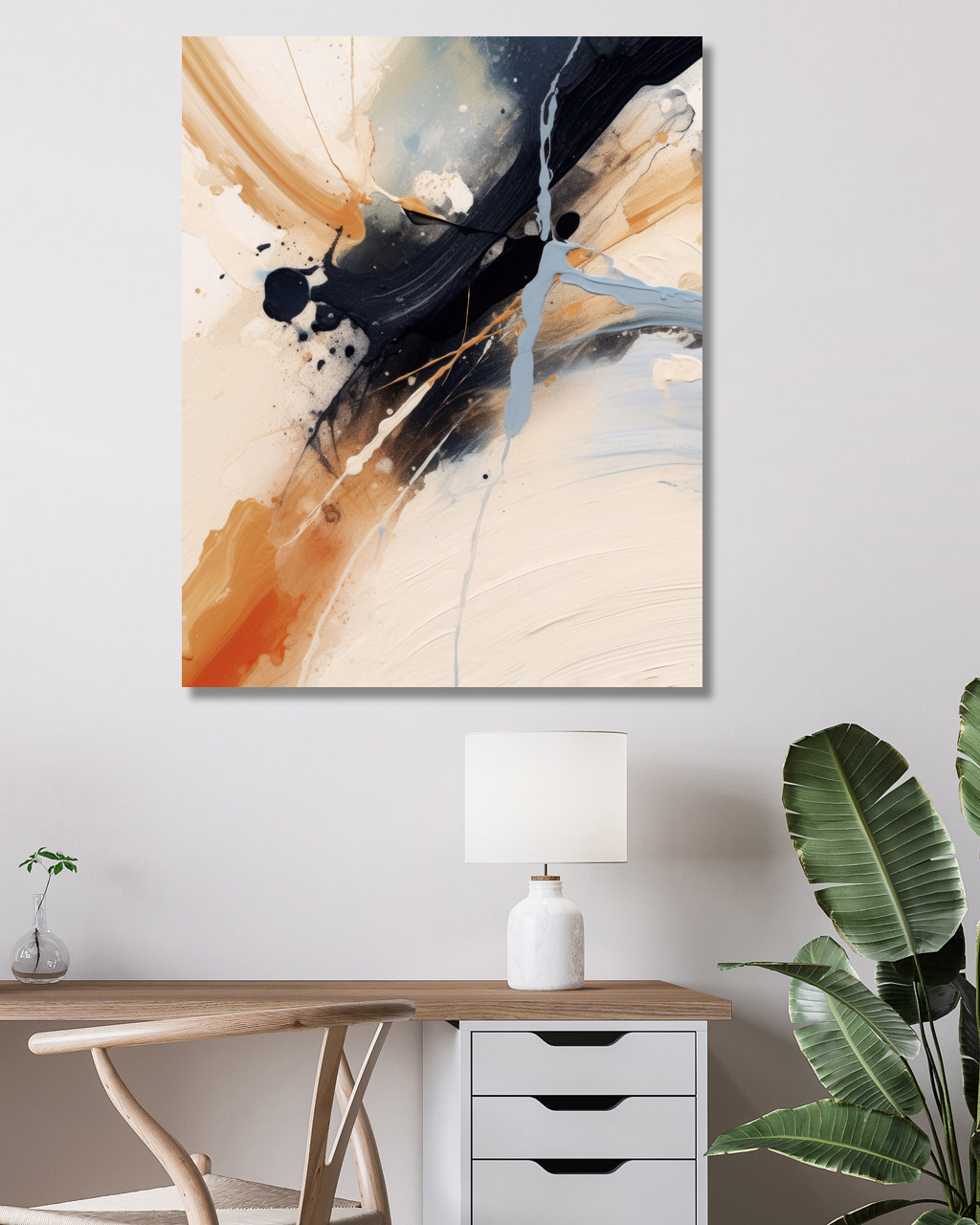Obrazy na stěnu - Abstrakt 4 Rozměr: 40x50 cm, Rámování: vypnuté plátno na rám