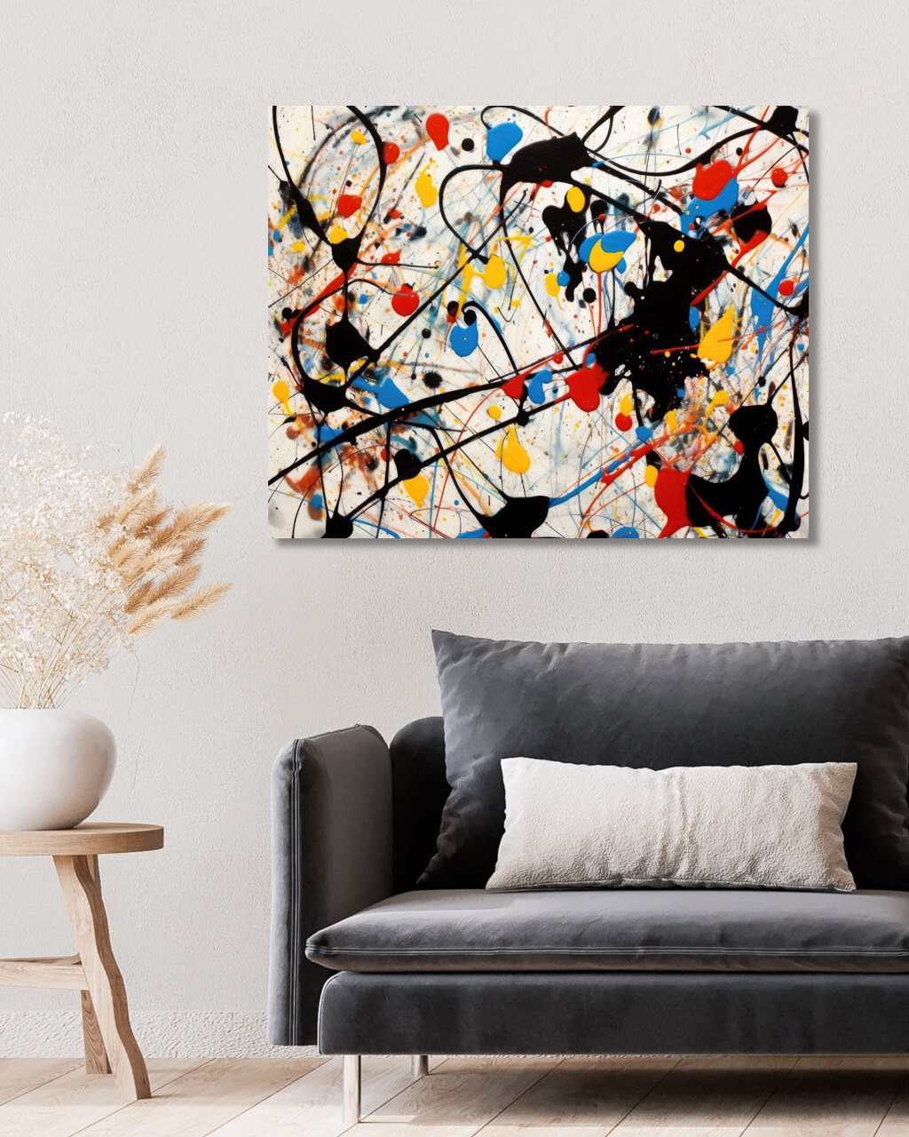 Obrazy na stěnu - Abstrakt - kapky Rozměr: 40x50 cm, Rámování: vypnuté plátno na rám