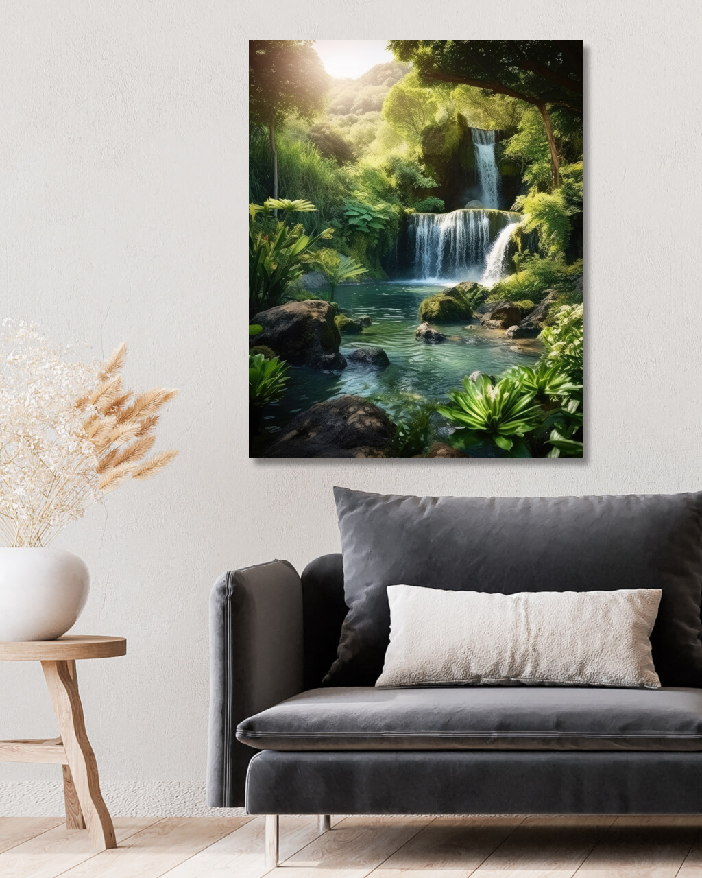 Obrazy na stěnu - Vodopády Rozměr: 40x50 cm, Rámování: vypnuté plátno na rám