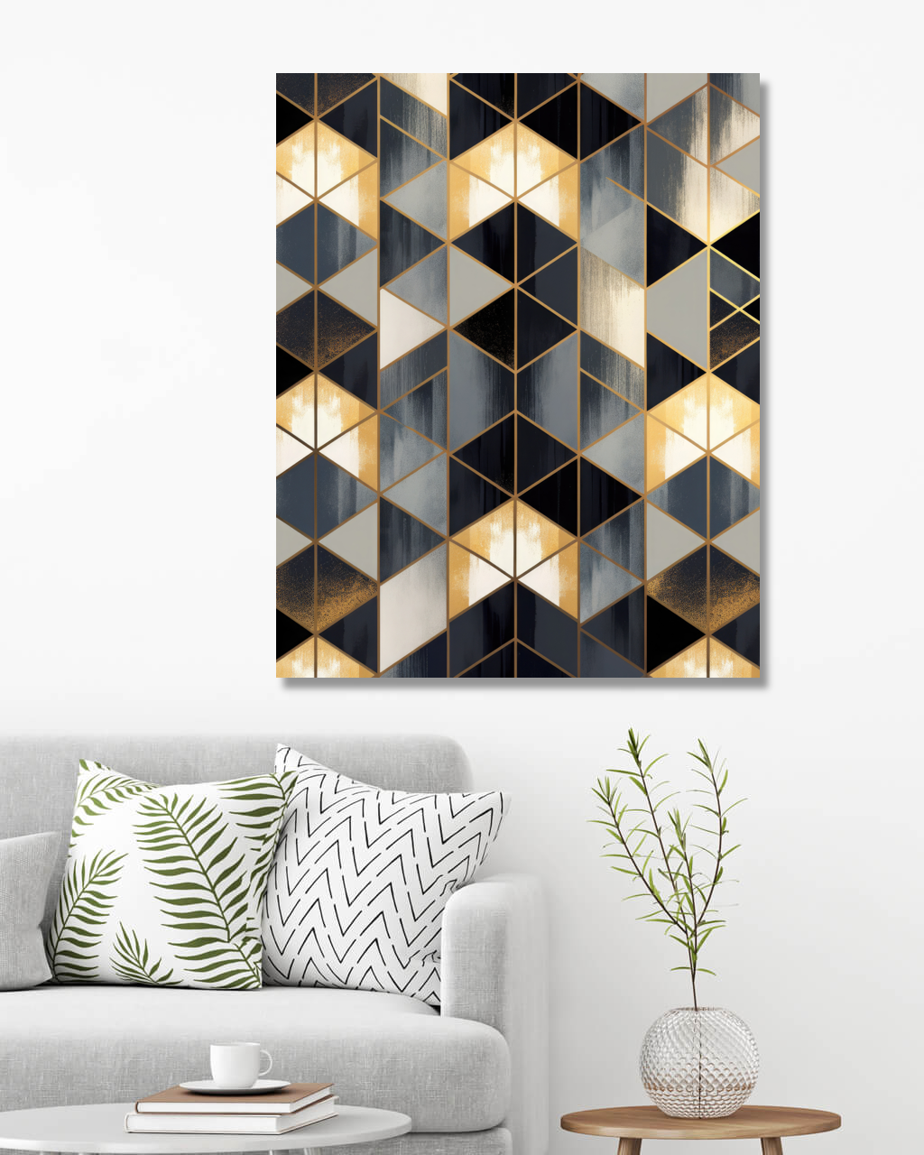 Obrazy na stěnu - Abstrakt - dlaždice Rozměr: 40x50 cm, Rámování: vypnuté plátno na rám