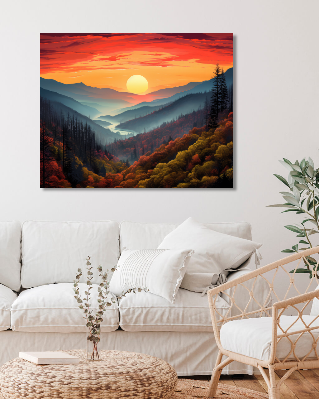 Obrazy na stěnu - Západ slunce Rozměr: 40x50 cm, Rámování: bez rámu a bez vypnutí plátna