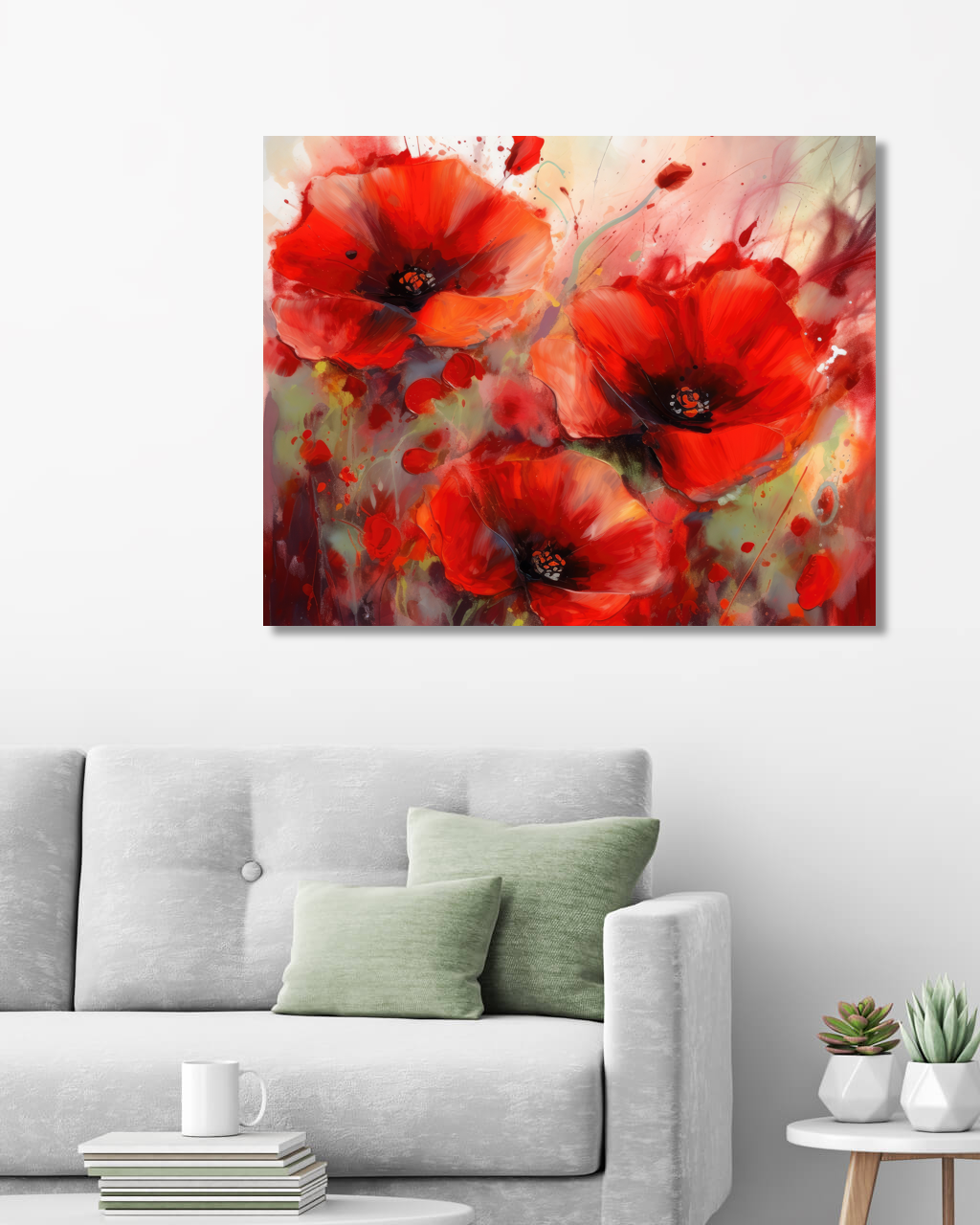 Obrazy na stěnu - Vlčí mák Rozměr: 40x50 cm, Rámování: vypnuté plátno na rám