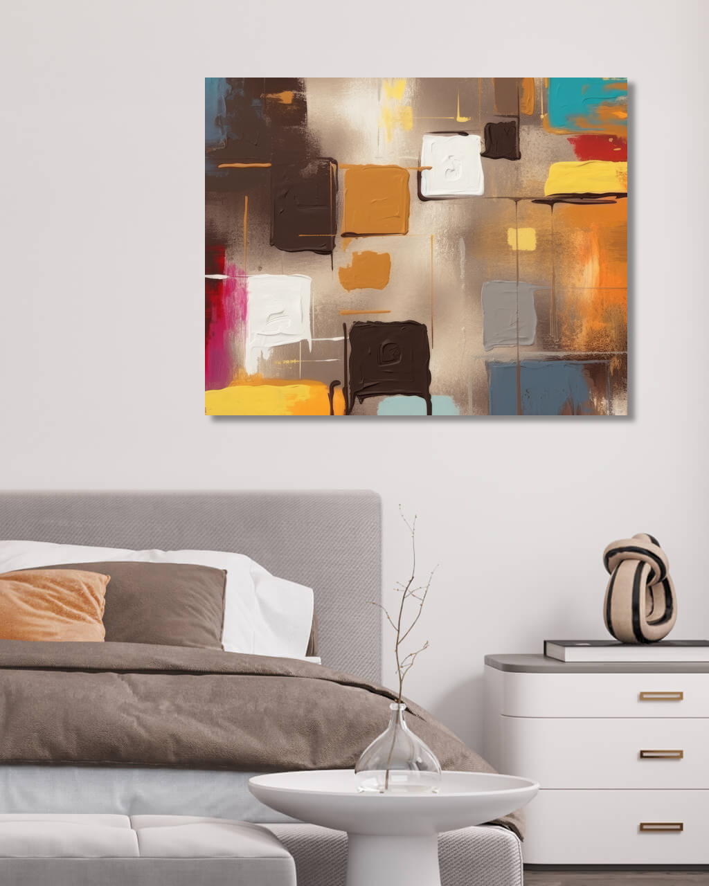 Obrazy na stěnu - Abstrakt 9 Rozměr: 40x50 cm, Rámování: vypnuté plátno na rám