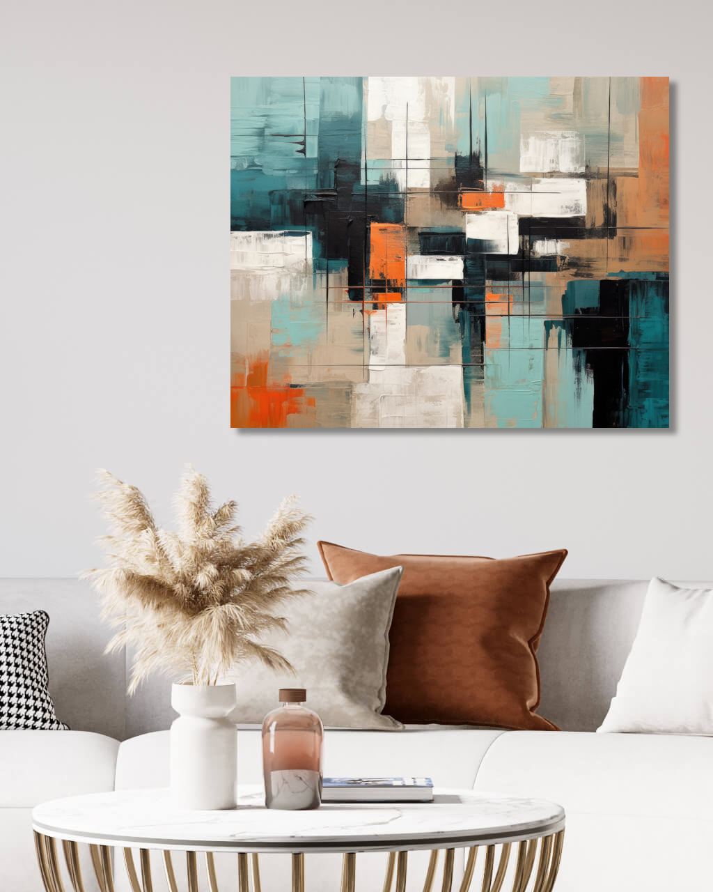 Obrazy na stěnu - Abstrakt 12 Rozměr: 40x50 cm, Rámování: vypnuté plátno na rám