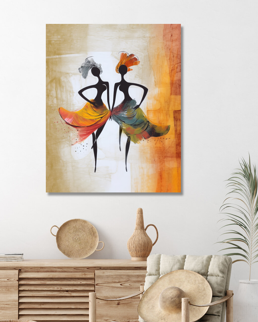 Obrazy na stěnu - Tanečnice Rozměr: 40x50 cm, Rámování: vypnuté plátno na rám