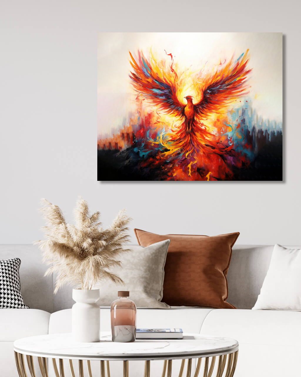 Obrazy na stěnu - Zlatý orel Rozměr: 40x50 cm, Rámování: vypnuté plátno na rám