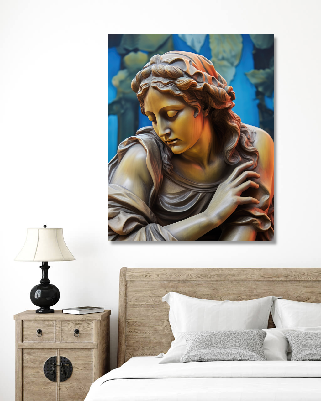 Obrazy na stěnu - Řecká bohyně Rozměr: 40x50 cm, Rámování: vypnuté plátno na rám