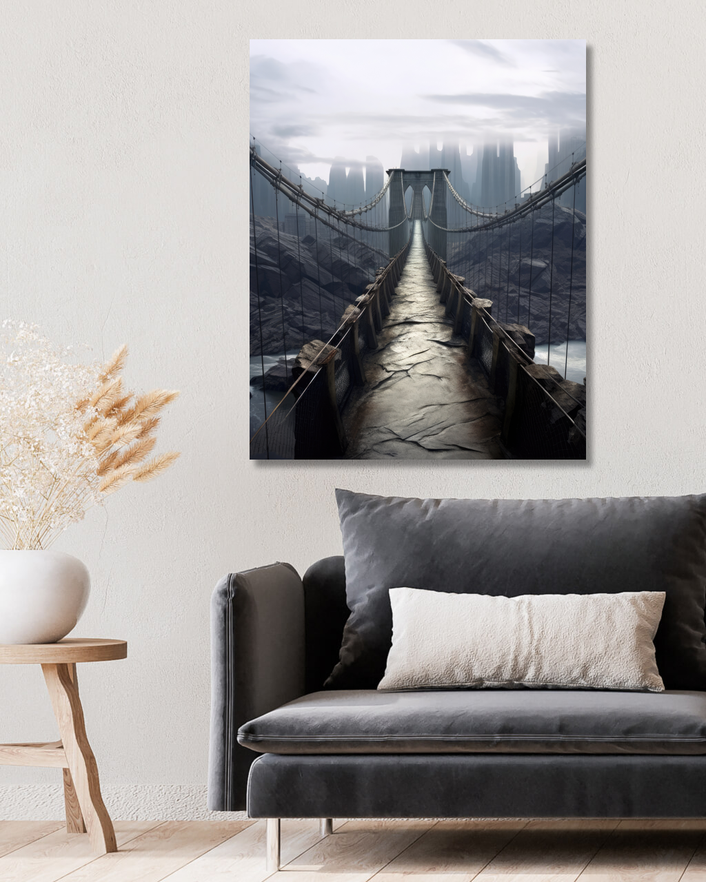 Obrazy na stěnu - Brooklynský most Rozměr: 40x50 cm, Rámování: vypnuté plátno na rám