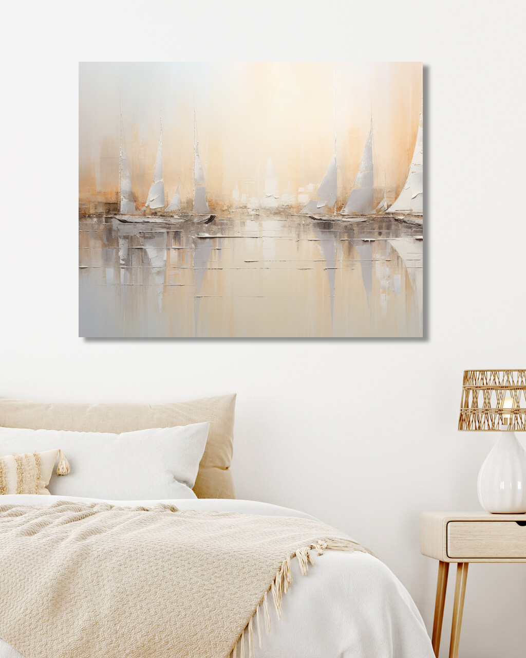 Obrazy na stěnu - Abstrakt - plachetnice Rozměr: 40x50 cm, Rámování: vypnuté plátno na rám