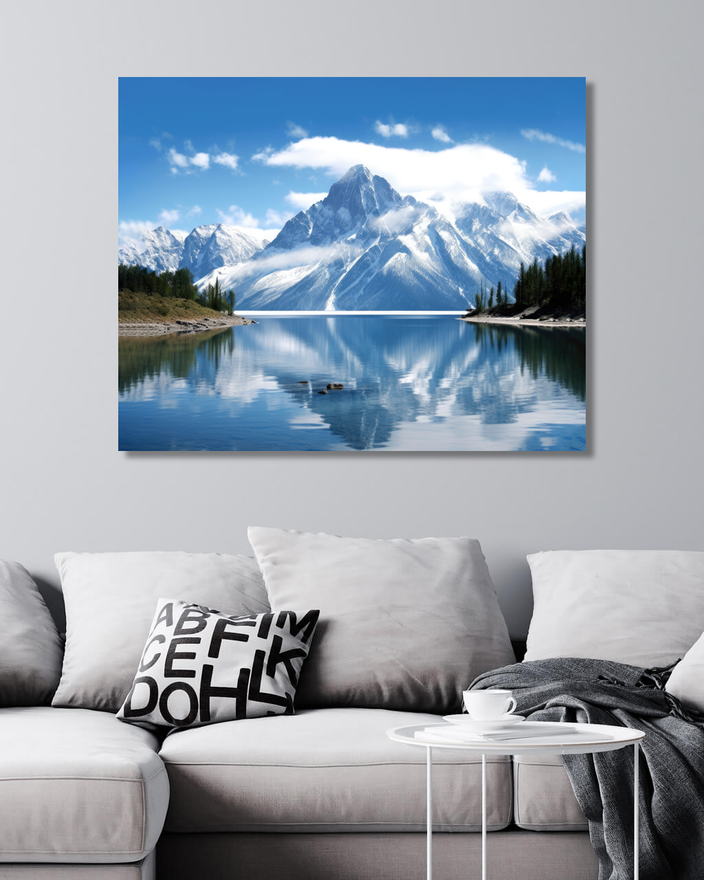 Obrazy na stěnu - Hory v zimě Rozměr: 40x50 cm, Rámování: vypnuté plátno na rám