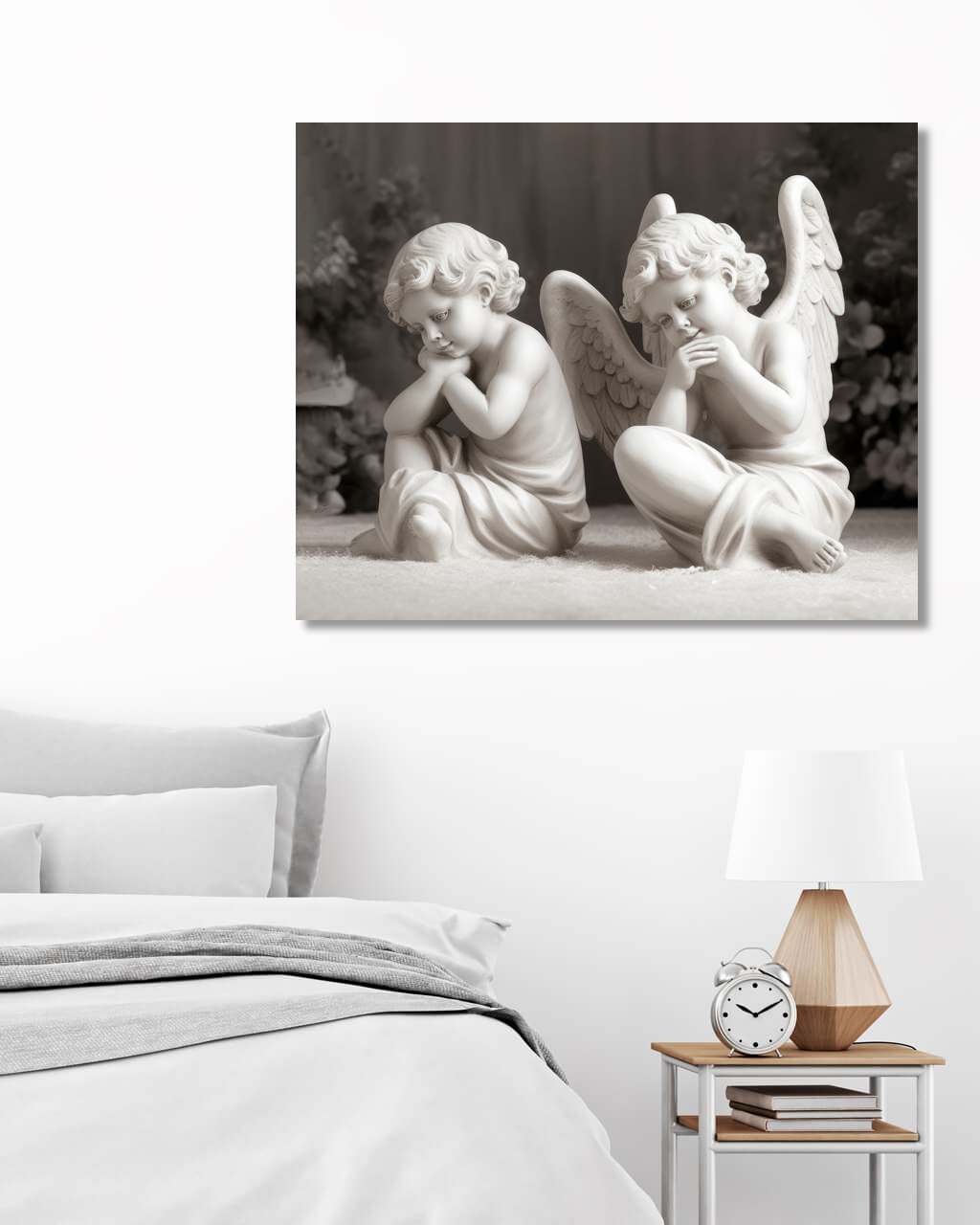 Obrazy na stěnu - Andělíčci Rozměr: 40x50 cm, Rámování: vypnuté plátno na rám
