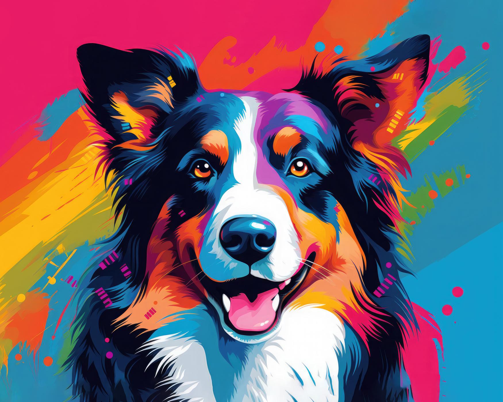 Obrazy na stěnu - Nádherný psí obraz Rozměr: 40x50 cm, Rámování: vypnuté plátno na rám