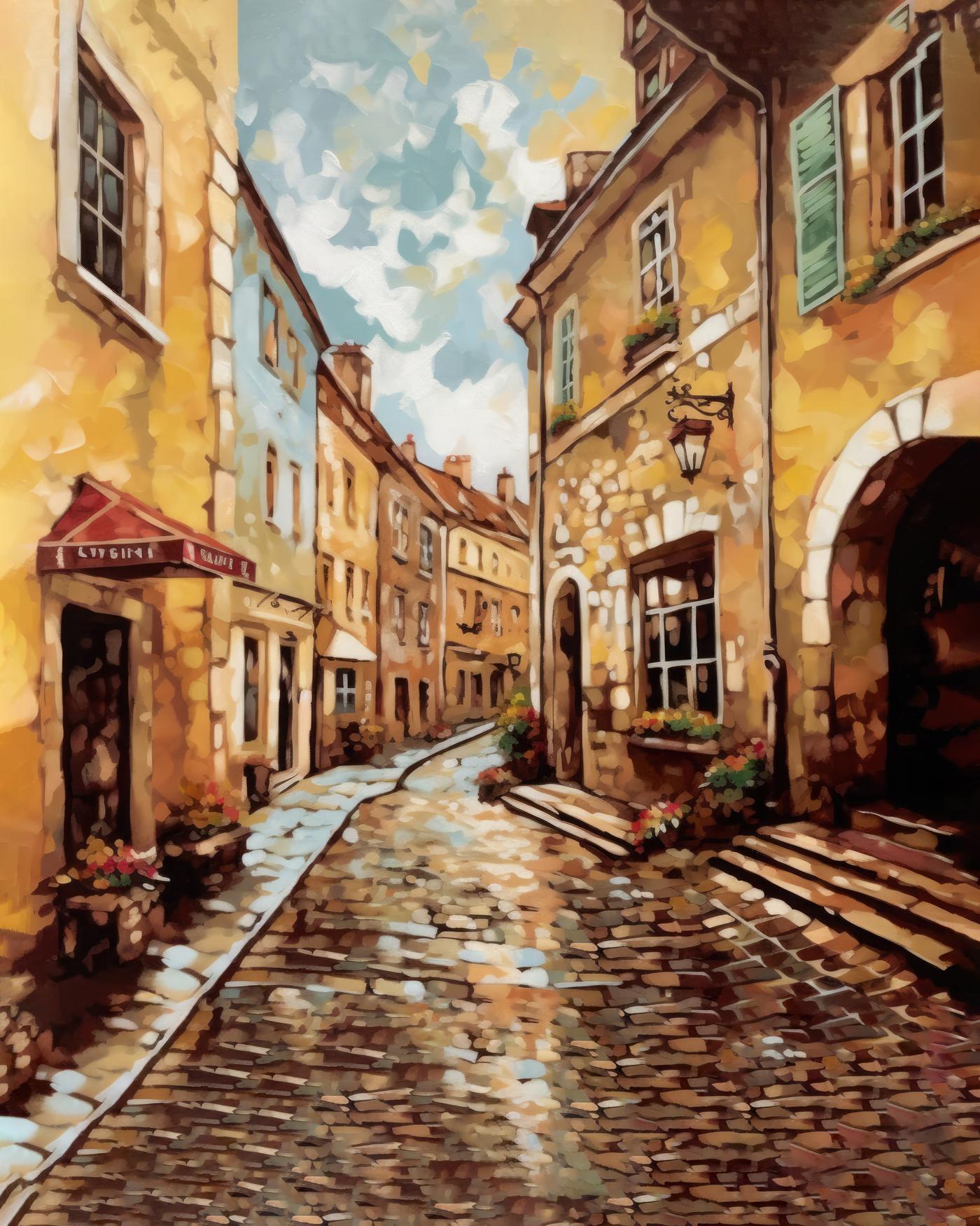 Obrazy na stěnu - Historie v ulicích Rozměr: 40x50 cm, Rámování: vypnuté plátno na rám