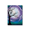 Malování podle čísel - STROM A FIALOVÝ MĚSÍC