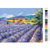 Malování podle čísel - LEVANDULOVÉ POLE III