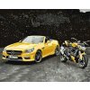 Malování podle čísel - MERCEDES A MOTORKA