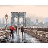 Malování podle čísel - PROCHÁZKA PO BROOKLYN BRIDGE (RICHARD MACNEIL)