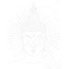 Malování podle čísel - MODRÝ BUDDHA S DUHOVÝMI BRÝLEMI