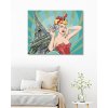 Malování podle čísel - ŽENA U EIFFELOVY VĚŽE POP ART